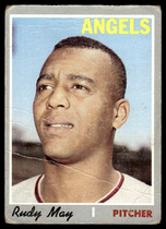 1970 Topps Base Set #203 Rudy May