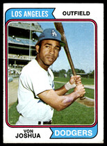 1974 Topps Base Set #551 Von Joshua