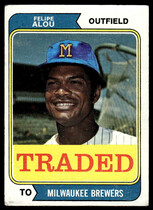 1974 Topps Traded #485 Felipe Alou