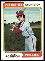 1974 Topps Base Set #23 Craig Robinson