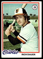 1978 Topps Base Set #237 Rich Dauer