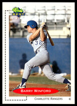 1991 Classic Classic/Best #25 Barry Winford