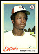 1978 Topps Base Set #468 Warren Cromartie