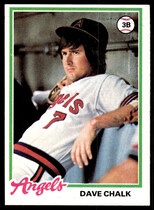 1978 Topps Base Set #178 Dave Chalk