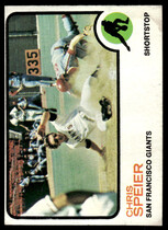 1973 Topps Base Set #273 Chris Speier