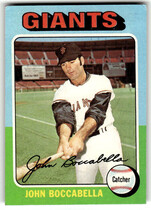 1975 Topps Base Set #553 John Boccabella