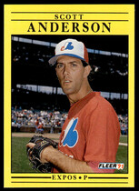 1991 Fleer Base Set #225 Scott Anderson