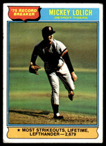 1976 Topps Base Set #3 Mickey Lolich
