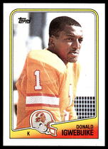 1988 Topps Base Set #357 Donald Igwebuike