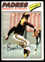 1977 Topps Base Set #348 Brent Strom