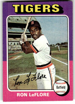 1975 Topps Base Set #628 Ron LeFlore