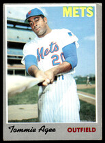 1970 Topps Base Set #50 Tommie Agee