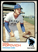 1973 Topps Base Set #309 Paul Popovich