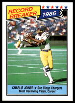 1987 Topps Base Set #4 Charlie Joiner
