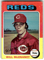 1975 Topps Base Set #481 Will McEnaney