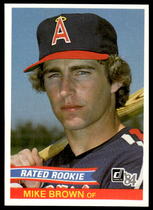 1984 Donruss Base Set #42 Mike Brown