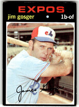 1971 Topps Base Set #284 Jim Gosger