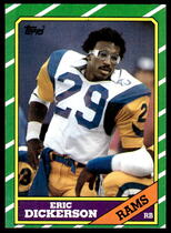 1986 Topps Base Set #78 Eric Dickerson