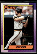 1990 Topps Base Set #454 Jeff King