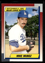 1990 Topps Debut 89 #85 Mike Munoz