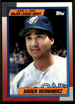 1990 Topps Debut 89 #55 Xavier Hernandez