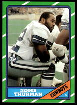 1986 Topps Base Set #136 Dennis Thurman