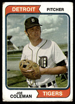 1974 Topps Base Set #240 Joe Coleman