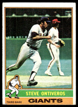 1976 Topps Base Set #284 Steve Ontiveros