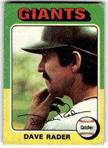 1975 Topps Base Set #31 Dave Rader