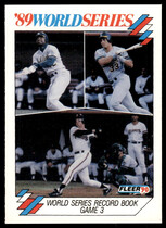 1990 Fleer World Series #10 World Series