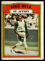 1972 Topps Base Set #170 Vida Blue