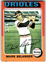 1975 Topps Base Set #74 Mark Belanger