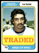 1974 Topps Traded #649 Fernando Gonzalez