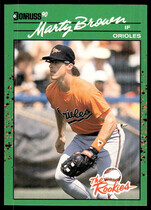 1990 Donruss Rookies #39 Marty Brown