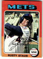 1975 Topps Base Set #90 Rusty Staub