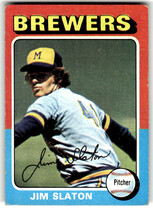 1975 Topps Base Set #281 Jim Slaton