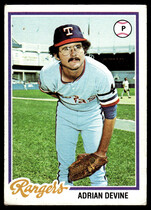 1978 Topps Base Set #92 Adrian Devine