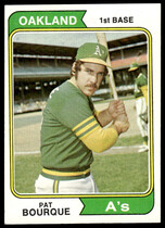 1974 Topps Base Set #141 Pat Bourque