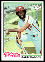 1978 Topps Base Set #610 Garry Maddox