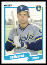 1990 Fleer Base Set #329 Tim McIntosh