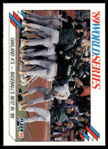 1990 Fleer World Series #12 Baseball Best in 89