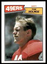 1987 Topps Base Set #124 Tom Holmoe