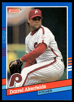 1991 Donruss Base Set #110 Darrel Akerfelds