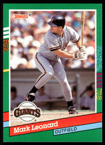 1991 Donruss Base Set #526 Mark Leonard