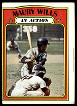 1972 Topps Base Set #438 Maury Wills