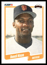 1990 Fleer Base Set #66 Donell Nixon