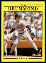 1991 Fleer Base Set #607 Tim Drummond