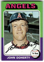 1975 Topps Base Set #524 John Doherty