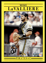 1991 Fleer Base Set #42 Mike Lavalliere