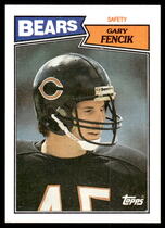 1987 Topps Base Set #62 Gary Fencik